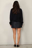 Rotate - Rok - Boucle Mini Skirt - Navy Blazer - BYLOTTE
