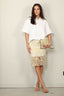 Rotate - Rok - Flower Beads Pencil Skirt - Egret - BYLOTTE