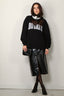 Rotate - Sweater - Heavy Sweat Crewneck - Black - BYLOTTE