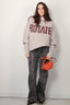 Rotate - Sweater - Knitted Logo Sweater - Atmosphere - BYLOTTE