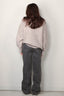 Rotate - Sweater - Knitted Logo Sweater - Atmosphere - BYLOTTE