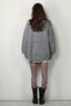 Rotate - Sweater - Knitted Logo Sweater - Charcoal Gray - BYLOTTE