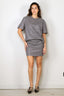 Rotate - Top - Beaded Oversized - Castor Gray - BYLOTTE