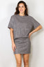 Rotate - Top - Beaded Oversized - Castor Gray - BYLOTTE
