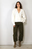 Rotate - Vest - Cardigan W/ Peplum - Egret - BYLOTTE