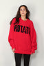 Rotate - Trui - Knitted Logo Sweater -  High risk red