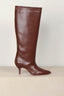Sania d'mina - Laarzen - Avenue High Wide Shaft - Brown Leather - BYLOTTE