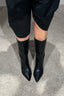 sania d'mina - Laarzen - Avenue Mid - Black Leather - BYLOTTE