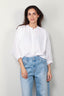 Sea Me Happy - blouse - Balloon Blouse - white - BYLOTTE