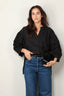 Sea Me Happy - Blouse - Bolly blouse poplin uni - Black - BYLOTTE