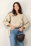 Sea Me Happy - Blouse - Bolly blouse poplin uni - Sand - BYLOTTE