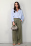 Sea Me Happy - Broek - Honey Pants Washed Linen - Khaki Green - BYLOTTE