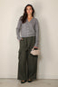 Sea Me Happy - Broek - Romeo Baggy Pants Cotton - Green Grey - BYLOTTE