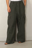 Sea Me Happy - Broek - Romeo Baggy Pants Cotton - Green Grey - BYLOTTE