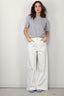 Sea Me Happy - Jeans - Super Woody Jeans - Embroidery - White - BYLOTTE