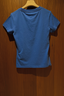 Ganni - T-Shirt - Future Heavy Jersey Baby Fit Teddy Mushroom - Strong Blue