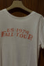 Nili Lotan - T-shirt - US 1974 Brady Tee - White / Red Print