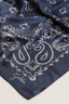 Golden Goose - Foulard - Foulard Paisley Print Silk - Denim Blue