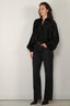 Sosue - Blouse - Antonia - Shiny Black - BYLOTTE