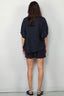 SoSue - Blouse - Cowboy button linen - Navy - BYLOTTE