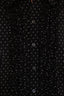 R13 - Blouse - Shredded Sean Ruffle Shirt - Black / White Polka Dot