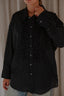R13 - Blouse - Shredded Sean Ruffle Shirt - Black / White Polka Dot