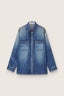 Golden Goose - Blouse - Journey W's Patty Over Shirt - Blue