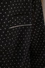 R13 - Blouse - Shawl Lapel Shirt - Black / White Polka Dot