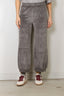 Suzie Kondi - Broek - Tosk High Waist Harem Pants Heather Velour - Charcoal Heather - BYLOTTE