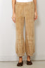Suzie Kondi - Broek - Tosk High Waist Harem Pants Heather Velour - Wheat Heather - BYLOTTE