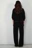 Suzie Kondi - Sweater - Samos Oversize Sweatshirt Terry - Black - BYLOTTE