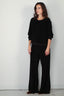 Suzie Kondi - Sweater - Samos Oversize Sweatshirt Terry - Black - BYLOTTE