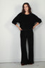 Suzie Kondi - Sweater - Samos Oversize Sweatshirt Terry - Black - BYLOTTE