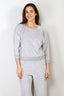 Suzie Kondi - Top - Saba Raglan Heather Velouw - Heather Grey - BYLOTTE