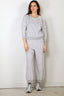 Suzie Kondi - Top - Saba Raglan Heather Velouw - Heather Grey - BYLOTTE