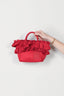 Ganni - Tas - Mini Shopper Ruffle - Fiery Red