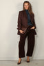 Tibi - Blazer - Eco Nylon Max Blazer - Brown - BYLOTTE