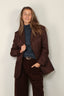Tibi - Blazer - Eco Nylon Max Blazer - Brown - BYLOTTE