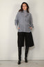 Tibi - Blouse - Sheer Wool Gauze Oversized Shirt - Heather Grey - BYLOTTE