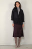 Tibi - Blouse - Sheer Wool Gauze Oversized Shirt - Navy - BYLOTTE