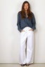 Tibi - Blouse - Stretch Denim Easy Shirt - Classic Wash - BYLOTTE