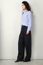 Tibi - Blouse - Striped shirting charlie men's slim shirt - Blue multi - BYLOTTE