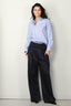 Tibi - Blouse - Striped shirting charlie men's slim shirt - Blue multi - BYLOTTE