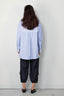 Tibi - Blouse - Striped shirting gabe oversized shirt - Blue stripe multi - BYLOTTE