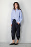 Tibi - Blouse - Striped shirting gabe oversized shirt - Blue stripe multi - BYLOTTE