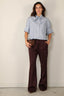 Tibi - Broek - Active Knit Scottie Jogger - Brown - BYLOTTE