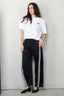 Tibi - Broek - Active Knit Winslow Pant SS25 - Navy - BYLOTTE