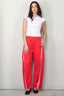 Tibi - Broek - Active Knit Winslow Pant SS25 - Red - BYLOTTE