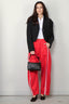 Tibi - Broek - Active Knit Winslow Pant SS25 - Red - BYLOTTE