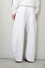 Tibi - Broek - Active Knit Winslow Pant SS25 - White - BYLOTTE